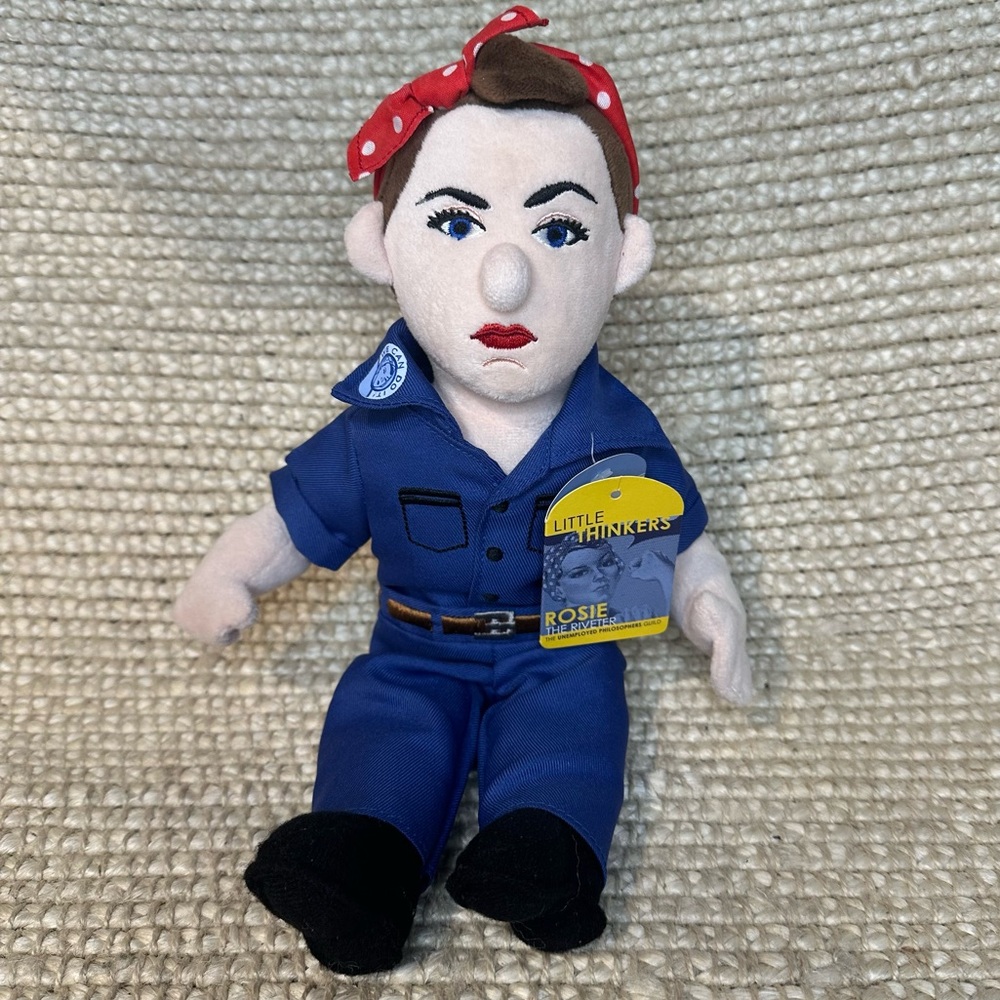 NWT Little Thinkers Rosie the Riveter Plush Toy